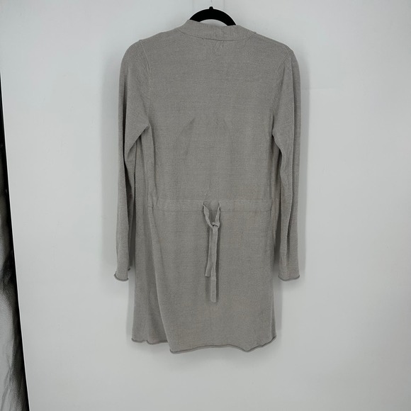 Barefoot Dreams ultra light cardigan robe size XS light gray pockets cozy chic - Picture 2 of 9